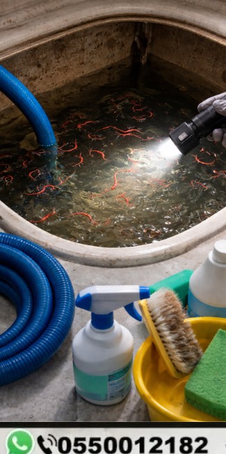 ديدان حمراء في مياه الخزان؟ الأسباب الصادمة والحل النهائي